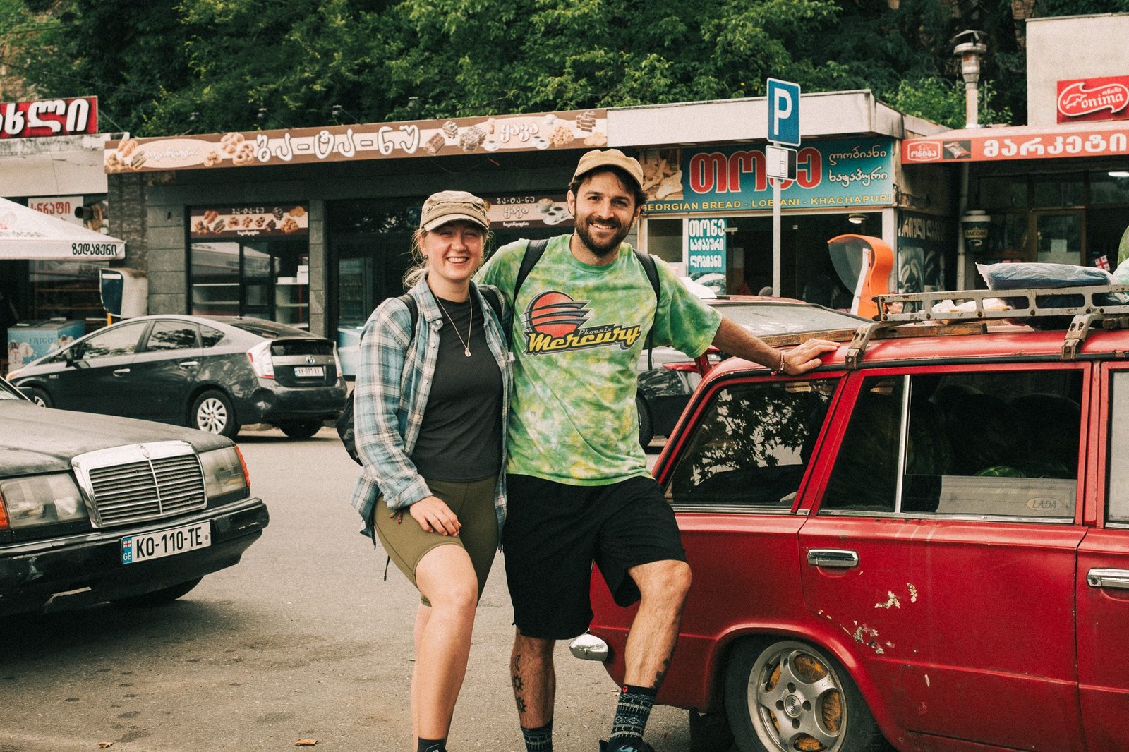 Couple travel in Kutaisi