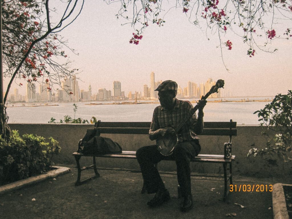 Street performer in Panama City, Panama